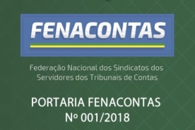 PORTARIA FENACONTAS Nº 001, DE 20 DE NOVEMBRO DE 2018